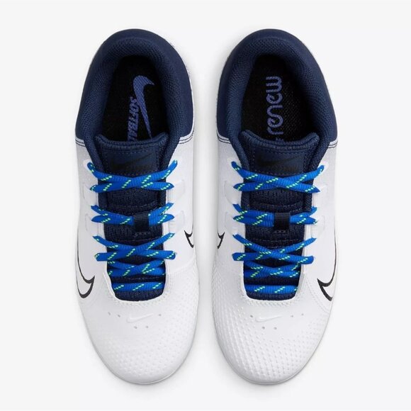 Nike Womens Hyperdiamond 4 Pro Metal Softball Cleats CZ5920-400 Blue Size 8.5 - Picture 4 of 9